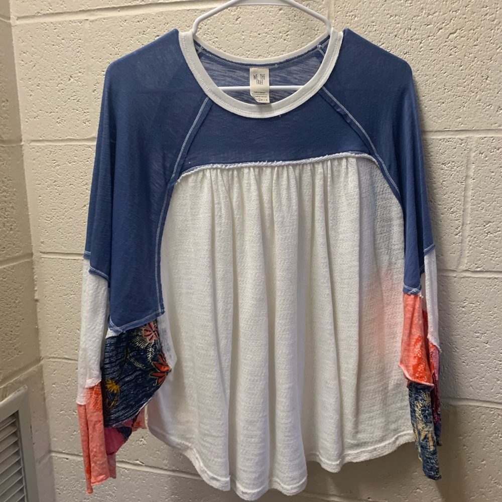 Free People Mixed Pattern Sleeves